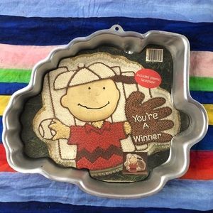 1950 Charlie Brown vintage Cake pan Metal